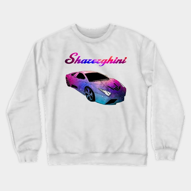 sharerghini Galaxy Crewneck Sweatshirt by NewMerch